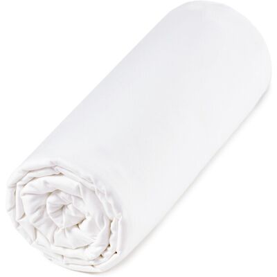 AM.PM - Florentina - Blanc - 140x200 cm - Drap plat? Spannbettlaken AM.PM - Florentina - Blanc - 140x200 cm - Drap plat? Spannbettlaken