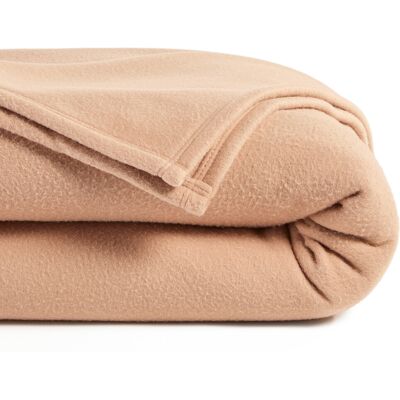 La Redoute Interieurs Couverture en fleece beige - Couverture en fleece La Redoute Interieurs Couverture en fleece beige - Couverture en fleece
