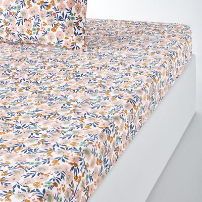 La Redoute Interieurs Drap-Housse en Percale de Coton - Motif Floral, 30cm de Profondeur La Redoute Interieurs Drap-Housse en Percale de Coton - Motif Floral, 30cm de Profondeur