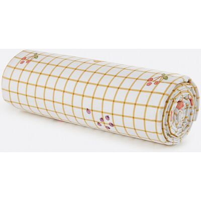 LA REDOUTE INTERIEURS Drap-housse enfant, en 50% coton recyclé, bonnet 25 cm, imprimé fruits, LILAS LA REDOUTE INTERIEURS Drap-housse enfant, en 50% coton recyclé, bonnet 25 cm, imprimé fruits, LILAS