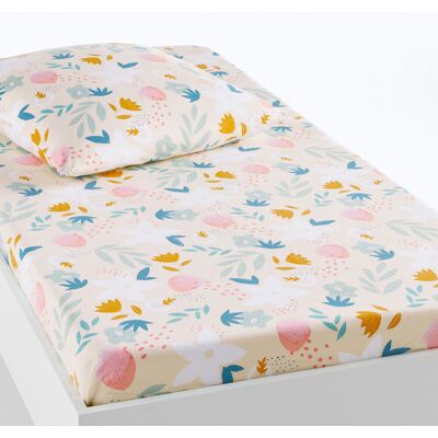 LA REDOUTE INTERIEURS Coton Biologique Vahina Motif Floral Drap - Drap LA REDOUTE INTERIEURS Coton Biologique Vahina Motif Floral Drap - Drap