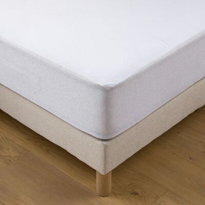 Drap imperméable en jersey Tencel Lyocell de La Redoute Interiors - Blanc Drap imperméable en jersey Tencel Lyocell de La Redoute Interiors - Blanc