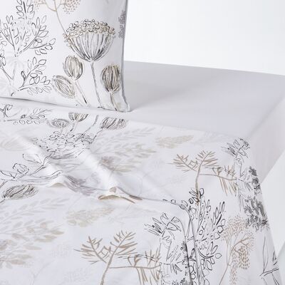 LA REDOUTE INTERIEURS Drap plat en coton Romarin - Simple, Double, King Size LA REDOUTE INTERIEURS Drap plat en coton Romarin - Simple, Double, King Size