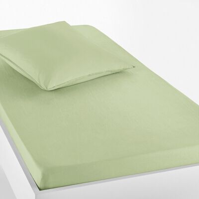 Drap-housse enfant en coton lavé - 90x190 cm, Blanc Drap-housse enfant en coton lavé - 90x190 cm, Blanc