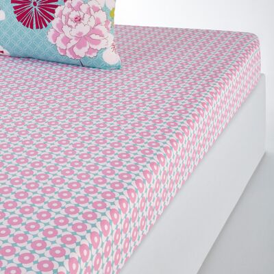 Drap-housse en coton La Redoute Interieurs - Motifs japonais, Doux et polyvalent Drap-housse en coton La Redoute Interieurs - Motifs japonais, Doux et polyvalent