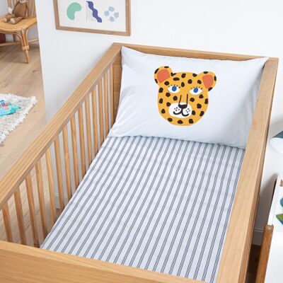 LA REDOUTE INTERIEURS Drap-housse bébé, percale de coton, bonnet 17cm, imprimé animaux, PETITE SAVANE LA REDOUTE INTERIEURS Drap-housse bébé, percale de coton, bonnet 17cm, imprimé animaux, PETITE SAVANE