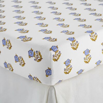 LA REDOUTE INTERIEURS Drap-housse en coton lavé bonnet 30 cm, DIMANI LA REDOUTE INTERIEURS Drap-housse en coton lavé bonnet 30 cm, DIMANI