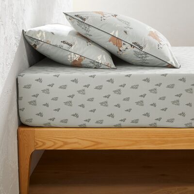 LA REDOUTE INTERIEURS Orvaz Drap Housse en coton - Linge de lit pour matelas haut LA REDOUTE INTERIEURS Orvaz Drap Housse en coton - Linge de lit pour matelas haut