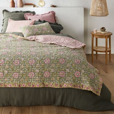LA REDOUTE INTERIEURS Duvet en voile de coton - Motif floral en bloc - 90x190/150x150 cm LA REDOUTE INTERIEURS Duvet en voile de coton - Motif floral en bloc - 90x190/150x150 cm