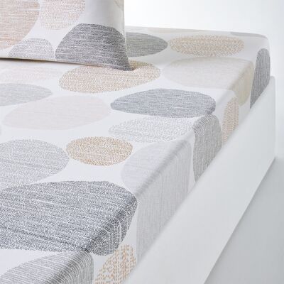 LA REDOUTE INTERIEURS Galet Drap housse en coton - Literie LA REDOUTE INTERIEURS Galet Drap housse en coton - Literie