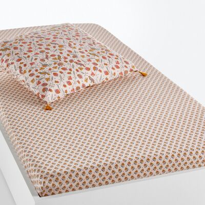 LA REDOUTE INTERIEURS Bertille Drap-Housse en Coton - 90x190cm - Rose LA REDOUTE INTERIEURS Bertille Drap-Housse en Coton - 90x190cm - Rose