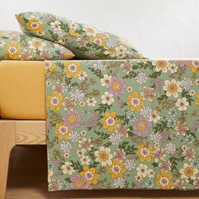 LA REDOUTE INTERIEURS Ensemble de Draps Fleuri Rosemary - Linge de lit en lin et coton LA REDOUTE INTERIEURS Ensemble de Draps Fleuri Rosemary - Linge de lit en lin et coton