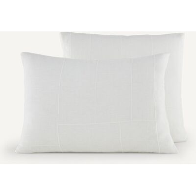 Am.pm Chiba Housse de Coussin en Lin Lavé Européen Am.pm Chiba Housse de Coussin en Lin Lavé Européen