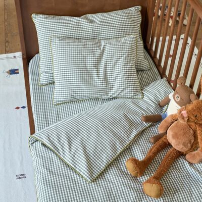 LA REDOUTE INTERIEURS Drap-housse bébé en coton bonnet 17 cm, Tiny Vichy LA REDOUTE INTERIEURS Drap-housse bébé en coton bonnet 17 cm, Tiny Vichy