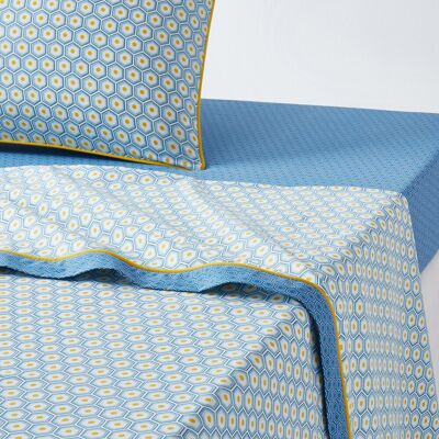 LA REDOUTE INTERIEURS Drap plat en coton Pop Mozaic - Literie LA REDOUTE INTERIEURS Drap plat en coton Pop Mozaic - Literie