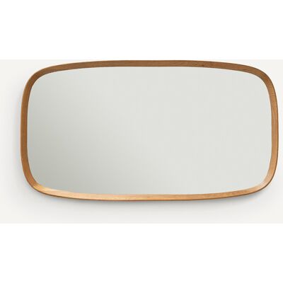 Miroir rectangulaire en chêne massif Orion - 110cm Miroir rectangulaire en chêne massif Orion - 110cm