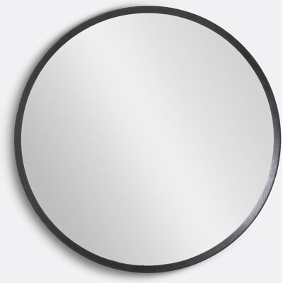 AM.PM Miroir rond en chêne massif noir, Ø100 cm, Orion AM.PM Miroir rond en chêne massif noir, Ø100 cm, Orion