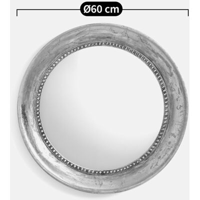 LA REDOUTE INTERIEURS Miroir Vintage Doré Rond - Miroir LA REDOUTE INTERIEURS Miroir Vintage Doré Rond - Miroir