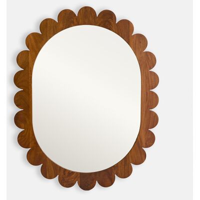 LA REDOUTE INTERIEURS Grand miroir ovale, en manguier, longueur 80 x hauteur 102 cm, FLEORA LA REDOUTE INTERIEURS Grand miroir ovale, en manguier, longueur 80 x hauteur 102 cm, FLEORA