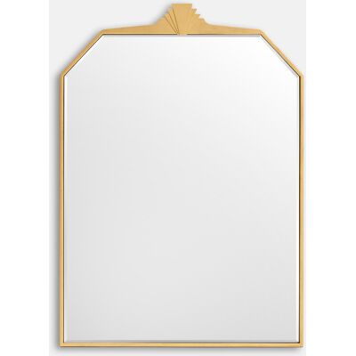 LA REDOUTE INTERIEURS Grand miroir mural, laiton vieilli, 64 x 90 cm, OKA LA REDOUTE INTERIEURS Grand miroir mural, laiton vieilli, 64 x 90 cm, OKA
