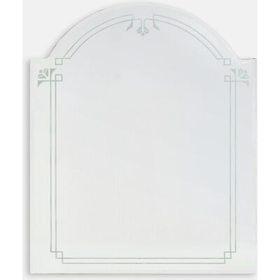 LA REDOUTE INTERIEURS Miroir mural, gravé et biseauté, L75 x H90 cm, MIRAL LA REDOUTE INTERIEURS Miroir mural, gravé et biseauté, L75 x H90 cm, MIRAL