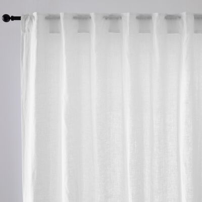 LA REDOUTE INTERIEURS Rideau lin lavé grande largeur patte cachée Onega LA REDOUTE INTERIEURS Rideau lin lavé grande largeur patte cachée Onega