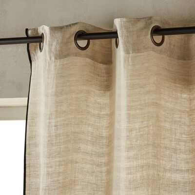 AM.PM Rideau en lin chambray, Bombaya AM.PM Rideau en lin chambray, Bombaya