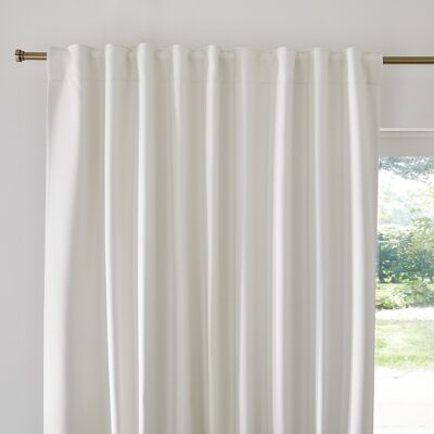 LA REDOUTE INTERIEURS Rideau Beige en Polyester Opque - Rideau LA REDOUTE INTERIEURS Rideau Beige en Polyester Opque - Rideau