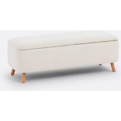 LA REDOUTE INTERIEURS Banc bout de lit coffre, tissu bouclette, Jimi LA REDOUTE INTERIEURS Banc bout de lit coffre, tissu bouclette, Jimi