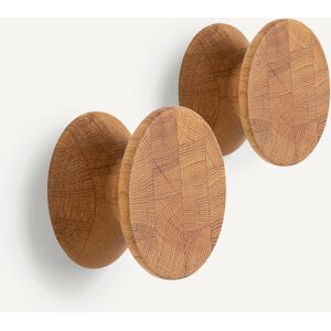 AM.PM Lot de 2 patères chêne massif ø 10 cm, Arame AM.PM Lot de 2 patères chêne massif ø 10 cm, Arame