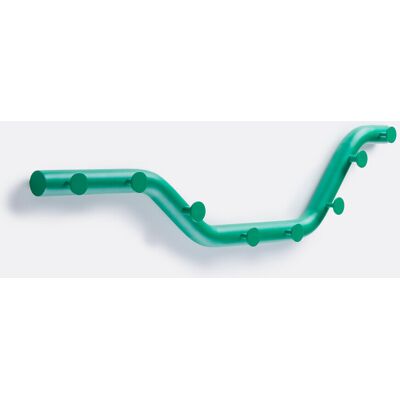 LA REDOUTE INTERIEURS Patère métal acier coloré, 8 crochets, Tubi LA REDOUTE INTERIEURS Patère métal acier coloré, 8 crochets, Tubi
