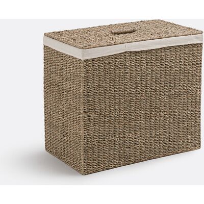 LA REDOUTE INTERIEURS Panier à linge triple compartiments, Azuro LA REDOUTE INTERIEURS Panier à linge triple compartiments, Azuro