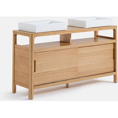 LA REDOUTE INTERIEURS Meuble double vasque, largeur 146 cm, TRESS LA REDOUTE INTERIEURS Meuble double vasque, largeur 146 cm, TRESS