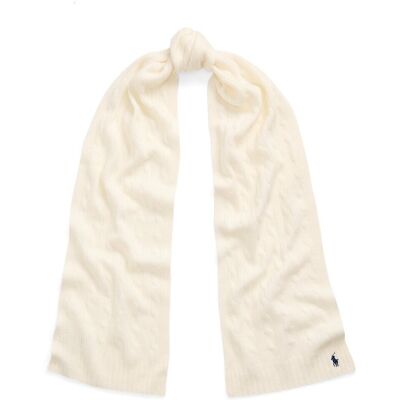 POLO RALPH LAUREN Echarpe torsadée, 90% laine 10% cachemire POLO RALPH LAUREN Echarpe torsadée, 90% laine 10% cachemire