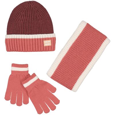 LA REDOUTE COLLECTIONS Ensemble bonnet, snood et gants, doublure polaire LA REDOUTE COLLECTIONS Ensemble bonnet, snood et gants, doublure polaire