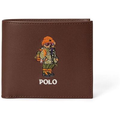 POLO RALPH LAUREN Portefeuille en cuir, Bear POLO RALPH LAUREN Portefeuille en cuir, Bear