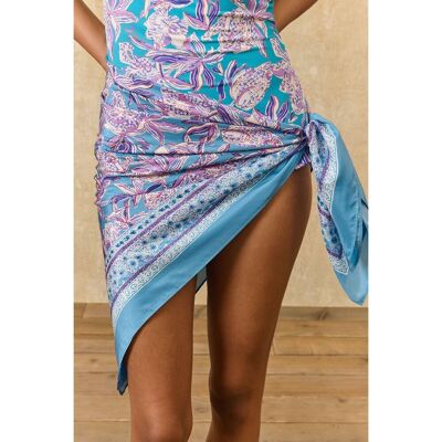 LOUISE MISHA Foulard fleuri en soie, ROMY LOUISE MISHA Foulard fleuri en soie, ROMY