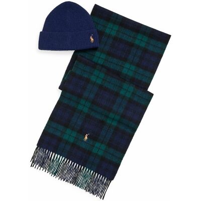 POLO RALPH LAUREN Coffret et bonnet en laine vierge POLO RALPH LAUREN Coffret et bonnet en laine vierge