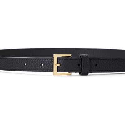 LAUREN RALPH LAUREN Ceinture fine en cuir grainé LAUREN RALPH LAUREN Ceinture fine en cuir grainé