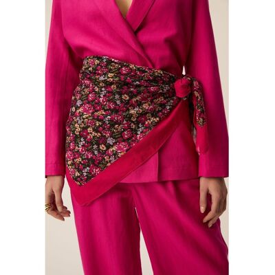 DES PETITS HAUTS Foulard imprimé floral, NAPI DES PETITS HAUTS Foulard imprimé floral, NAPI