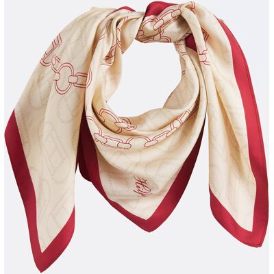 TOMMY HILFIGER Foulard en soie Chain TOMMY HILFIGER Foulard en soie Chain