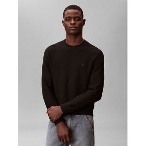 CALVIN KLEIN Pull col rond texturé CALVIN KLEIN Pull col rond texturé
