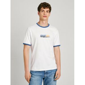 PEPE JEANS T-shirt à logo brodé PEPE JEANS T-shirt à logo brodé