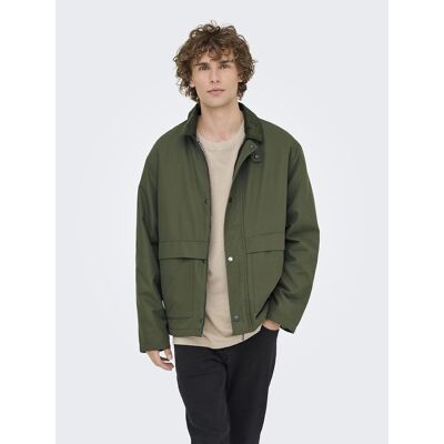 ONLY & SONS Blouson col contrasté velours, Kosmo ONLY & SONS Blouson col contrasté velours, Kosmo