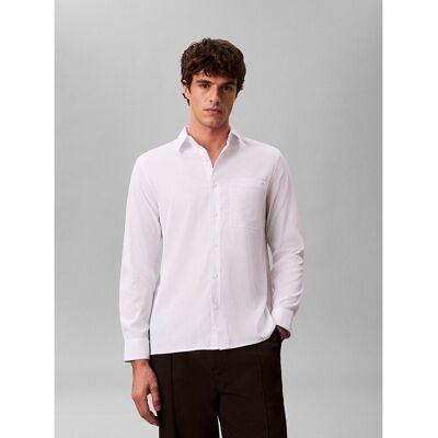 CALVIN KLEIN Chemise coupe standard en seersucker CALVIN KLEIN Chemise coupe standard en seersucker