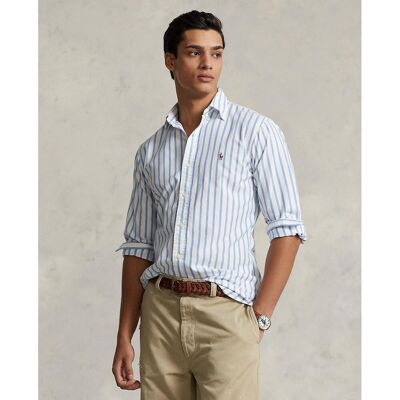 POLO RALPH LAUREN Chemise Oxford ajustée à rayures POLO RALPH LAUREN Chemise Oxford ajustée à rayures