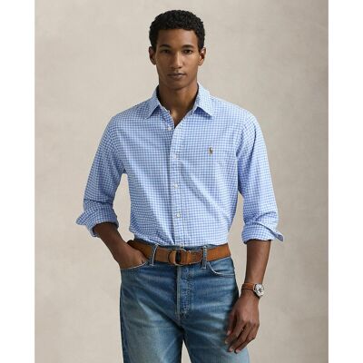 POLO RALPH LAUREN Chemise Oxford vichy ajustée POLO RALPH LAUREN Chemise Oxford vichy ajustée