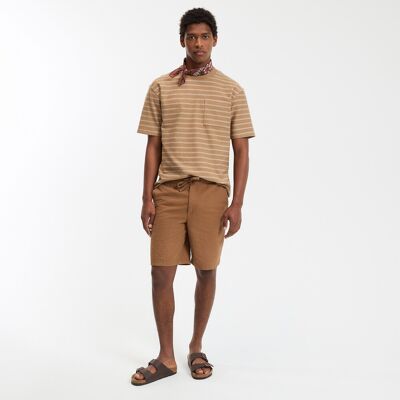 LA REDOUTE COLLECTIONS Bermuda seersuker ceinture élastiquée LA REDOUTE COLLECTIONS Bermuda seersuker ceinture élastiquée