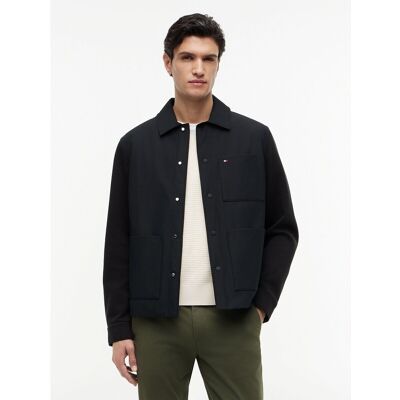 TOMMY HILFIGER Blouson court col chemise, mi-saison TOMMY HILFIGER Blouson court col chemise, mi-saison