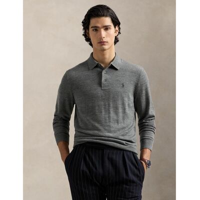POLO RALPH LAUREN Pull col polo en laine POLO RALPH LAUREN Pull col polo en laine 